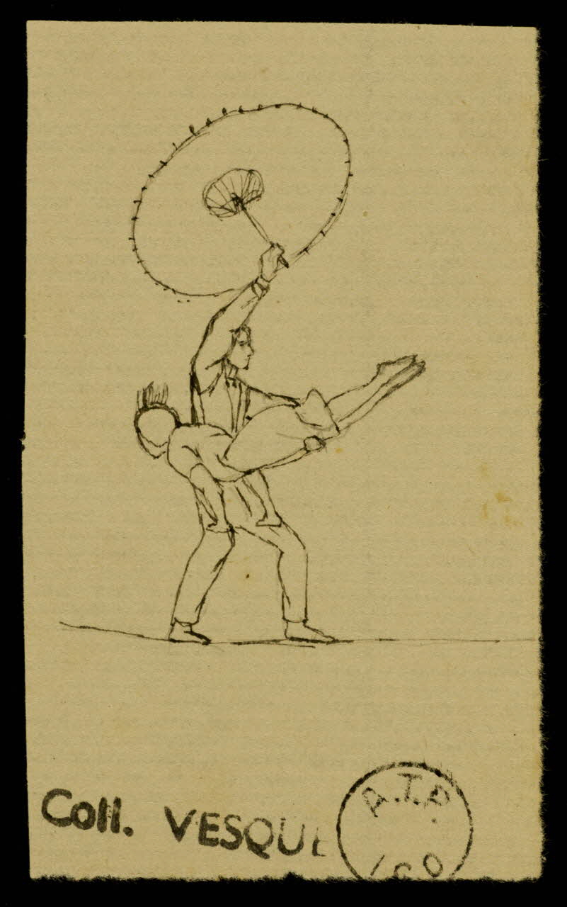 partie d'un ensemble de dessins Les Hassans 1968.102.1880.7 Photo Mucem
