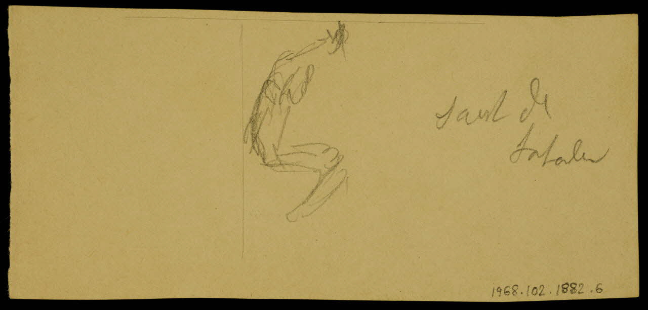 partie d'un ensemble de dessins Ernest 1968.102.1882.6  Photo Mucem