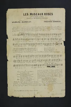 chanson petit format 1965.151.57 Photo Mucem