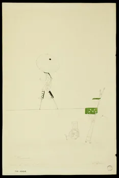 partie d'un ensemble de dessins Mlle Hendricka  Casino de Paris 1968.102.1891.2  Photo Mucem