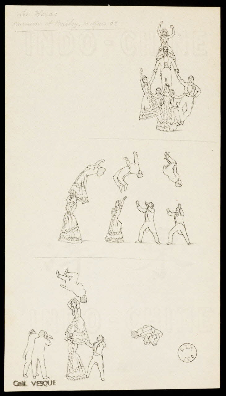 partie d'un ensemble de dessins Les Héras 1968.102.1894.1 Photo Mucem