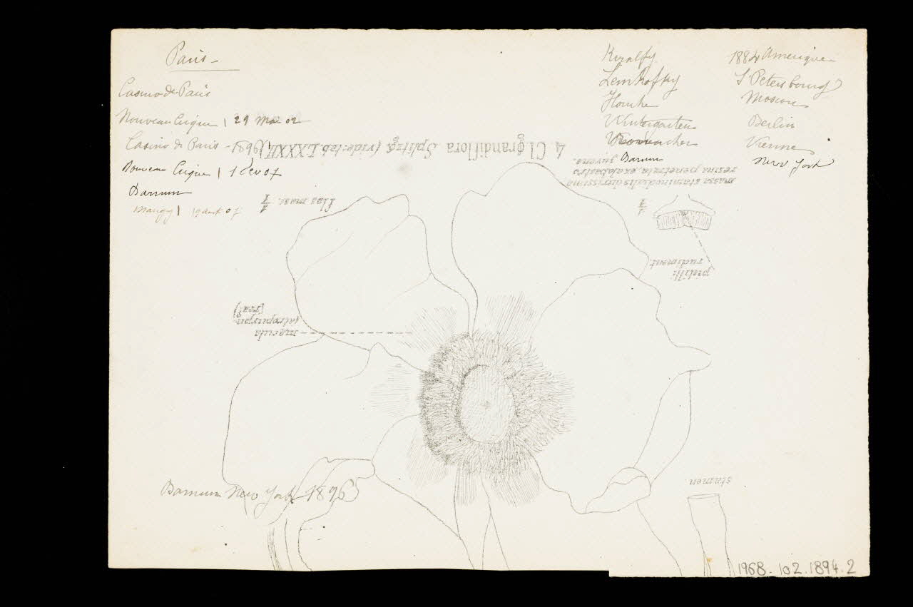 partie d'un ensemble de dessins Les Héras 1968.102.1894.2 Photo Mucem