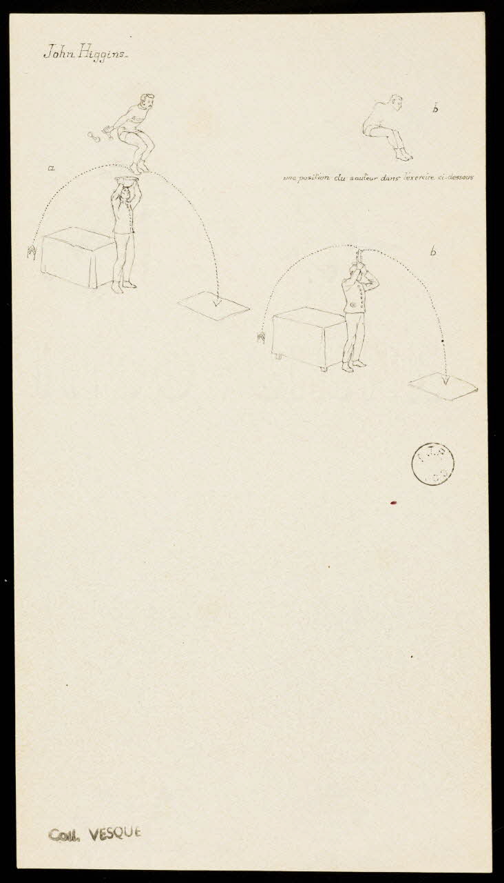 partie d'un ensemble de dessins John Higgins. 1968.102.1899.4 Photo Mucem