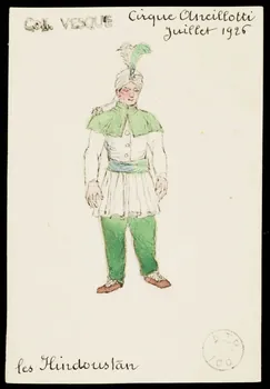 partie d'un ensemble de dessins les Hindoustan 1968.102.1903 Photo Mucem