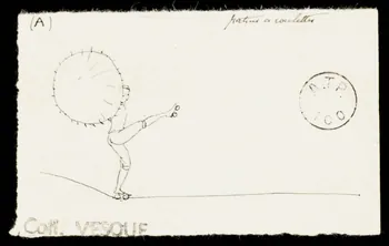 partie d'un ensemble de dessins patins à roulettes 1968.102.1906.3 Photo Mucem