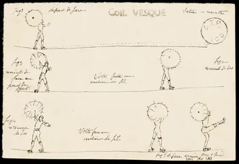 partie d'un ensemble de dessins Holloways jeune 1968.102.1906.9 Photo Mucem