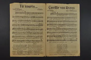 chanson petit format 1966.153.30 Photo Mucem