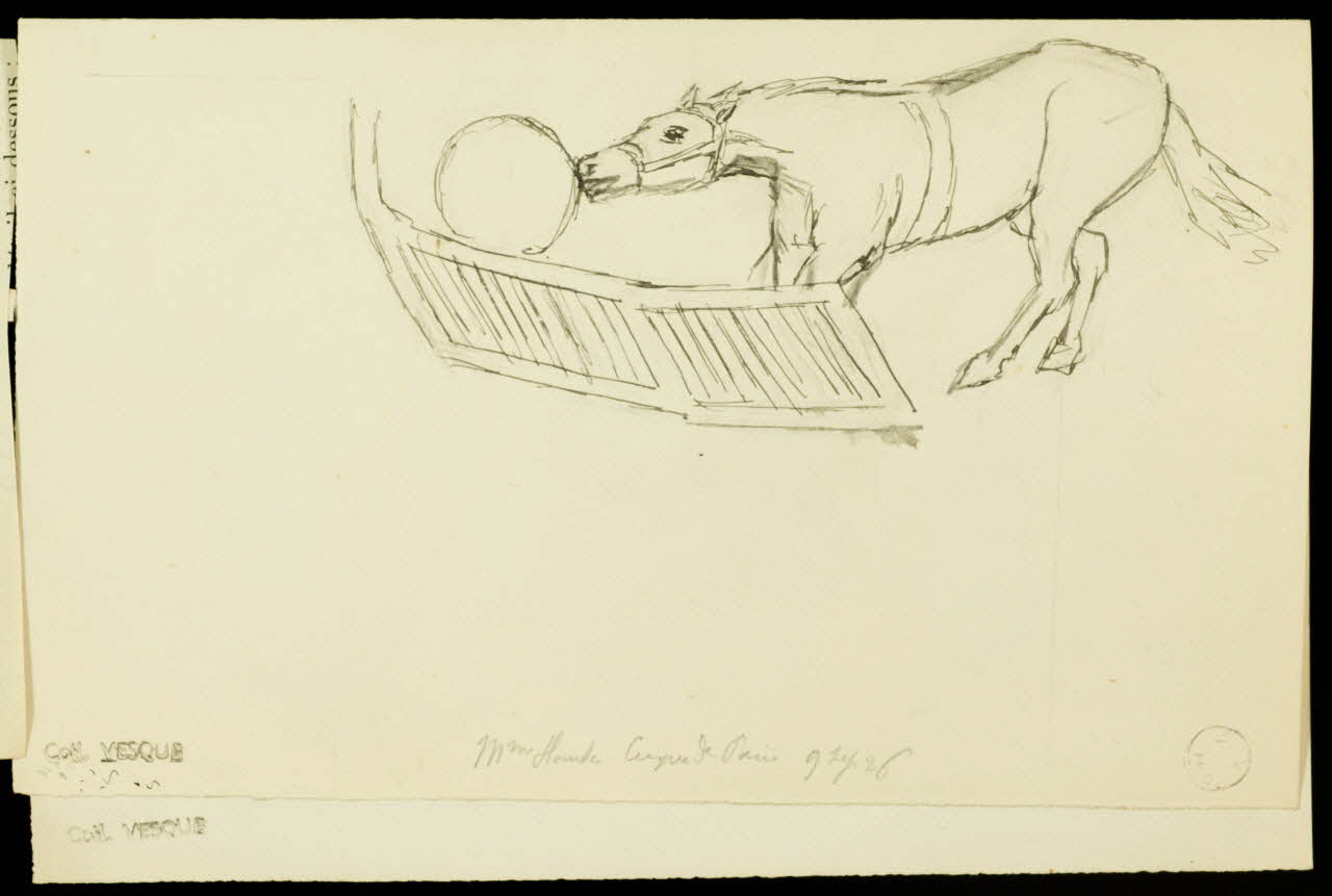 partie d'un ensemble de dessins Mme Houcke 1968.102.1918.3 Photo Mucem