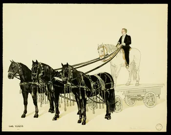 partie d'un ensemble de dessins Jean Houcke 1968.102.1921.4  Photo Mucem