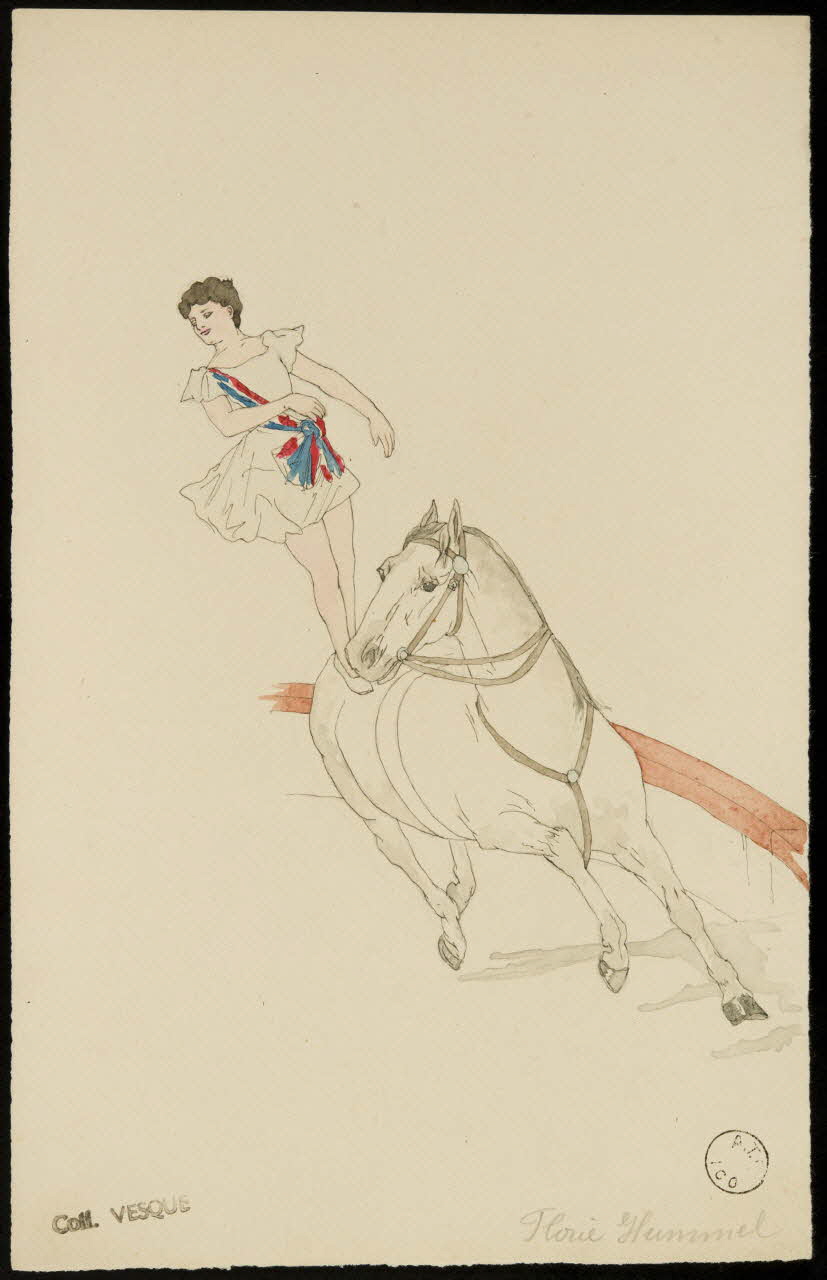 partie d'un ensemble de dessins Florie Hummel 1968.102.1926.1 Photo Mucem