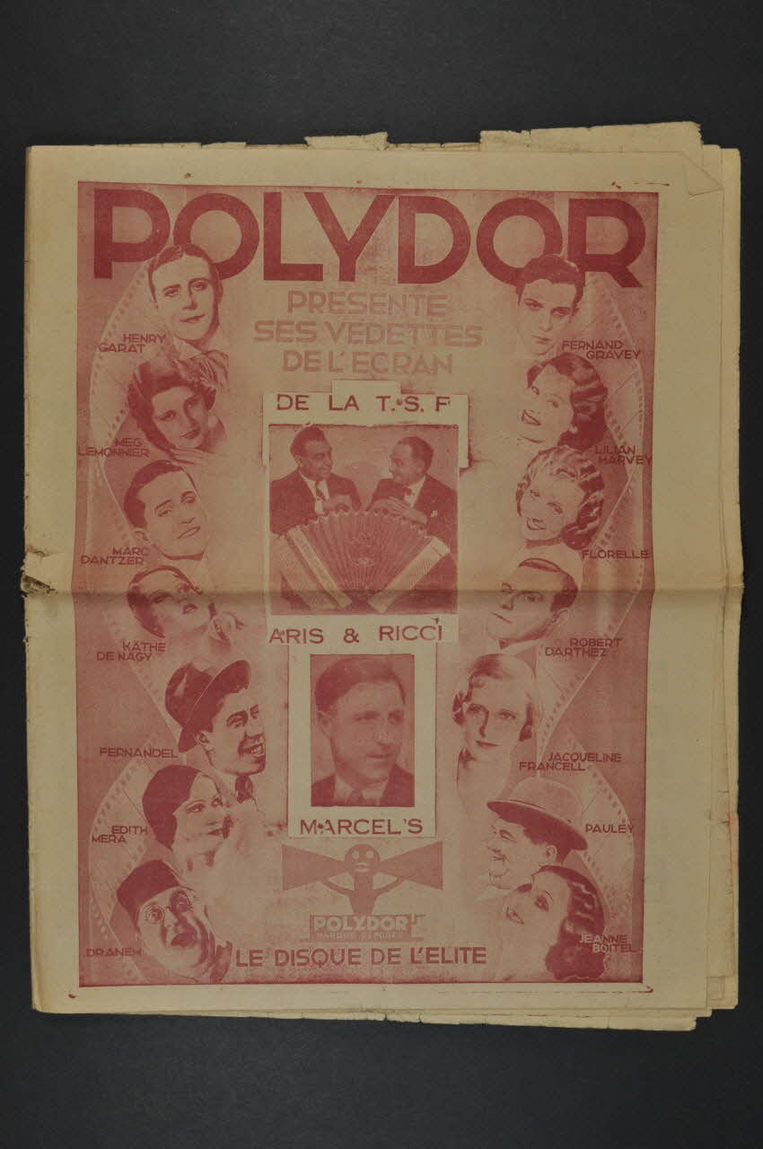 chanson petit format 1966.153.32 Photo Mucem