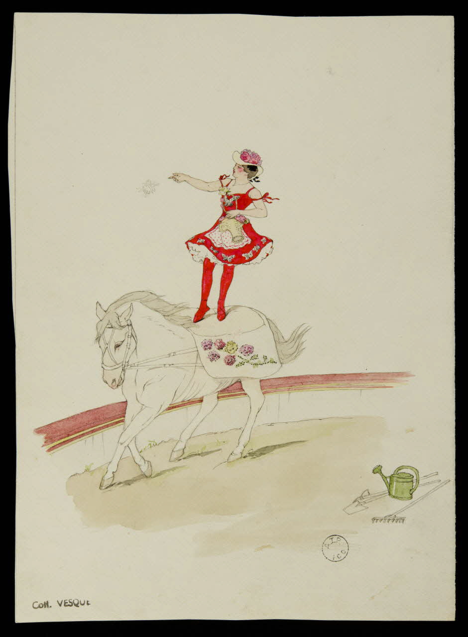 partie d'un ensemble de dessins Numéro de voltige 1968.102.1941.8 Photo Mucem