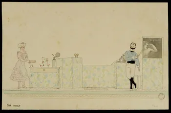 partie d'un ensemble de dessins SANDOW 1968.102.1942.2 Photo Mucem