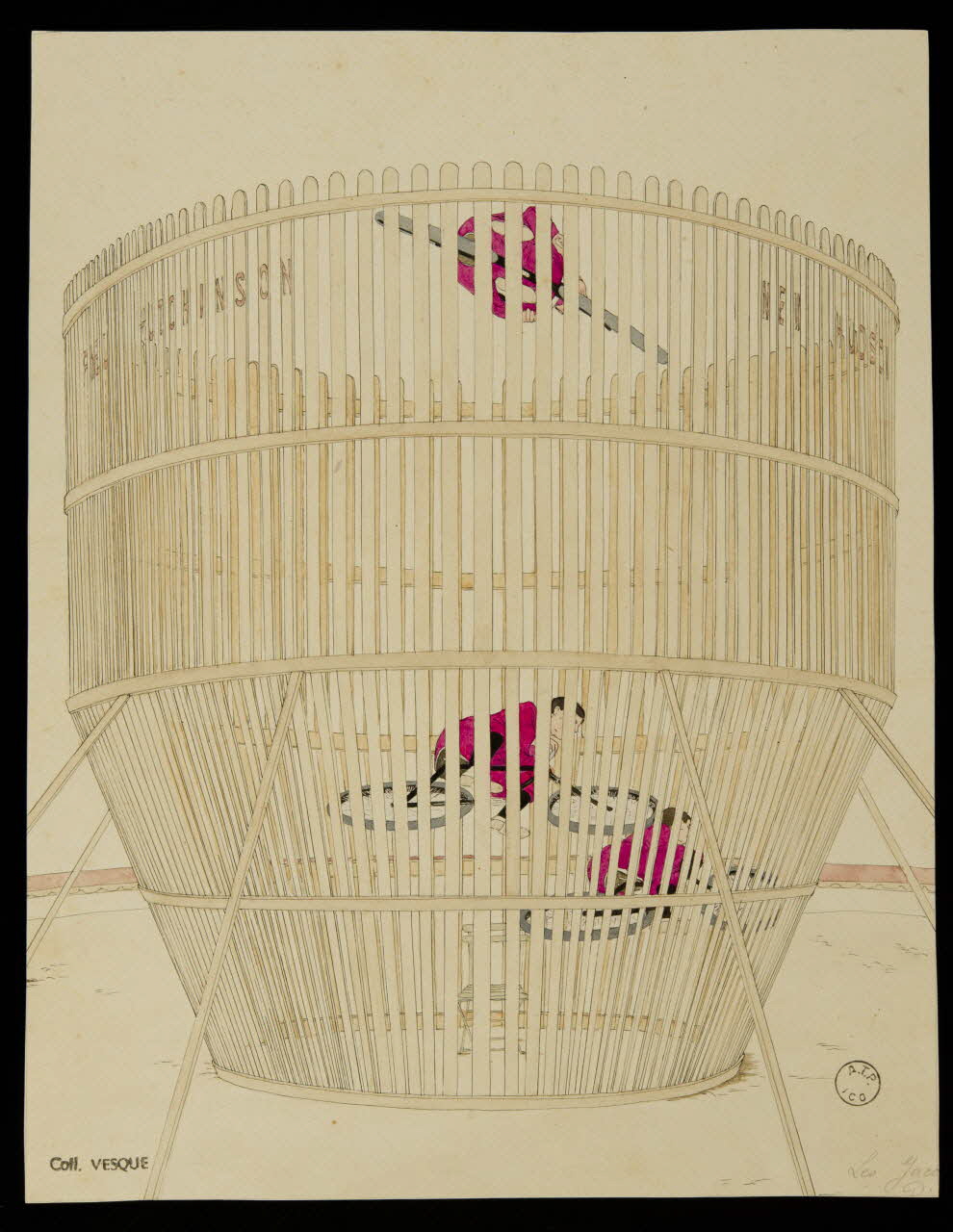 partie d'un ensemble de dessins Jacolew 1968.102.1947 Photo Mucem