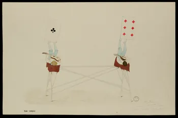 partie d'un ensemble de dessins Les James  (James et Mlle Pinder) 1968.102.1949  Photo Mucem