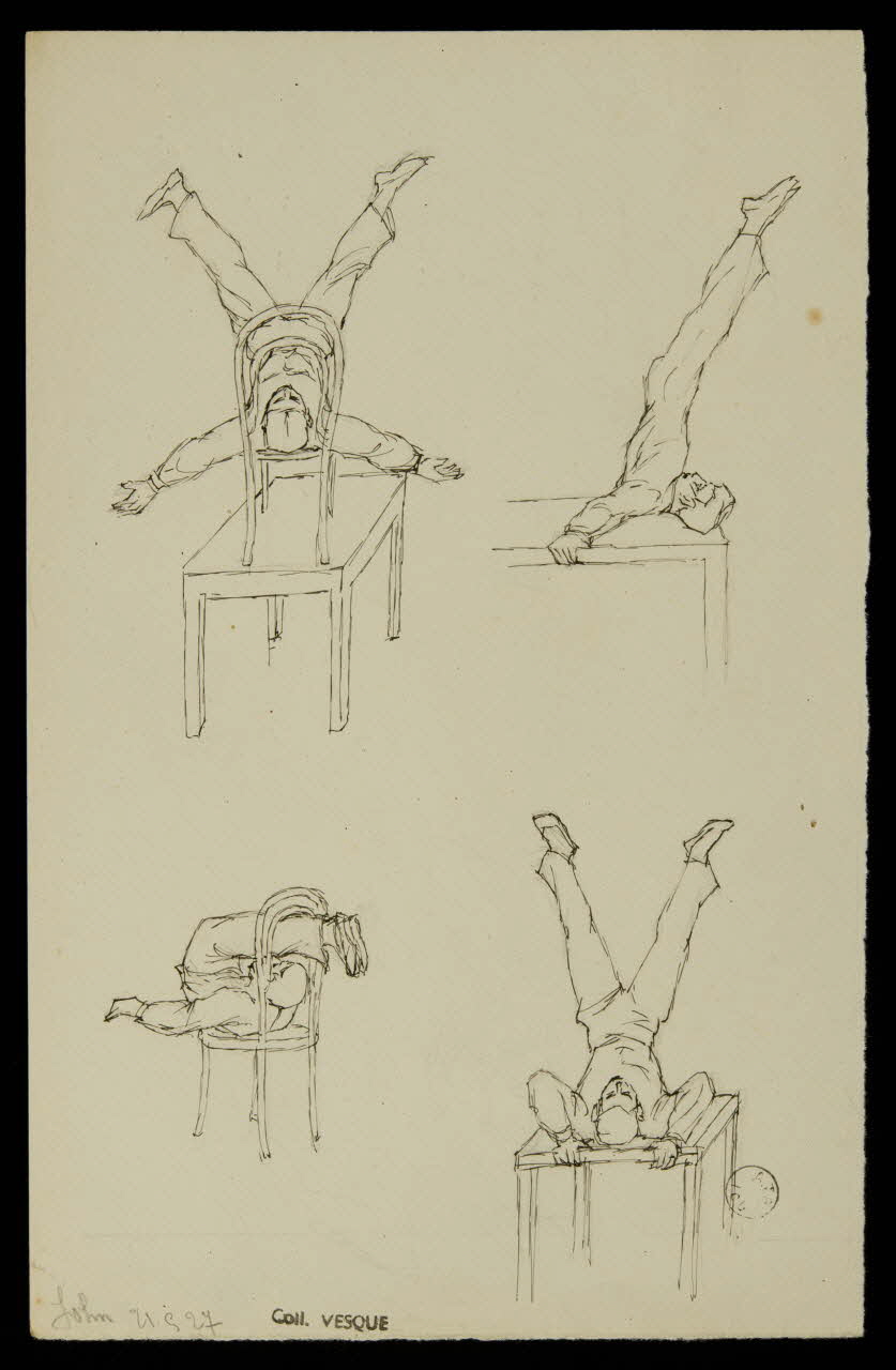 partie d'un ensemble de dessins John 1968.102.1954.2 Photo Mucem