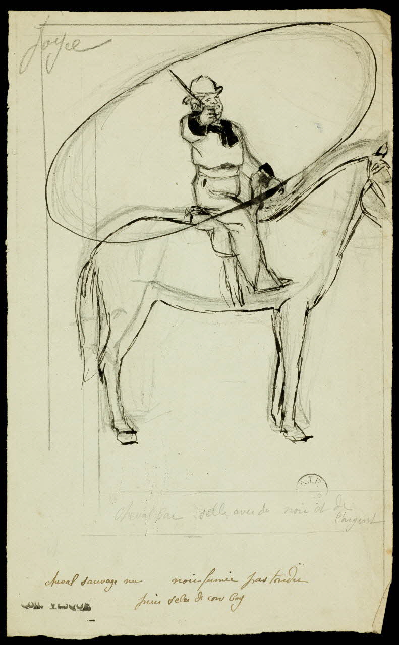 partie d'un ensemble de dessins Joyce 1968.102.1957.1 Photo Mucem