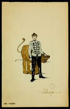partie d'un ensemble de dessins Juliano 1968.102.1964.2 Photo Mucem