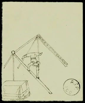 partie d'un ensemble de dessins Jules Kellar 1968.102.1981.2 Photo Mucem