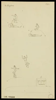 partie d'un ensemble de dessins les Keystone 1968.102.1984.3 Photo Mucem