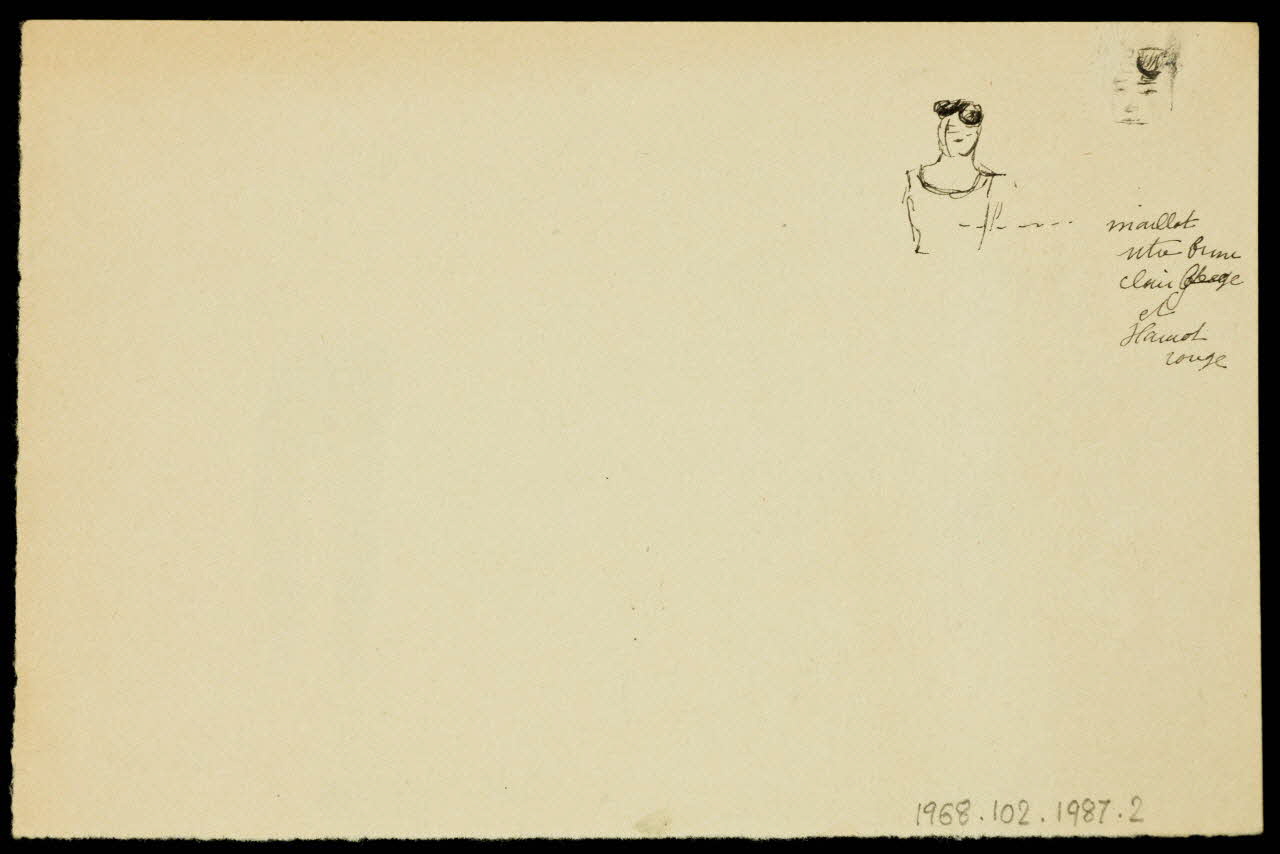 partie d'un ensemble de dessins Kiandhi  Dellas 1968.102.1987.2 Photo Mucem