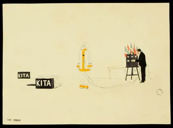 partie d'un ensemble de dessins KITA 1968.102.1993 Photo Mucem