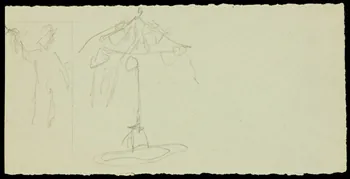 partie d'un ensemble de dessins Croquis 1968.102.1995.5 Photo Mucem