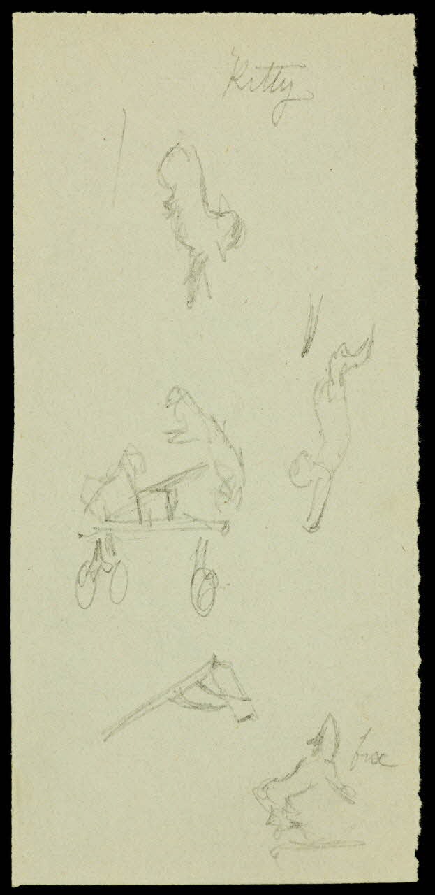 partie d'un ensemble de dessins Kitty 1968.102.1995.7 Photo Mucem