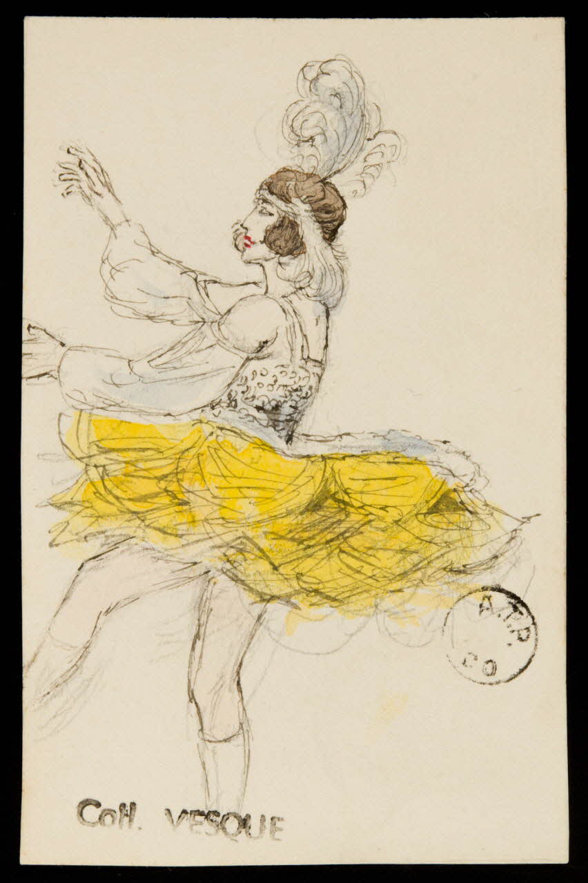 partie d'un ensemble de dessins Paulette Lambert 1968.102.2012 Photo Mucem