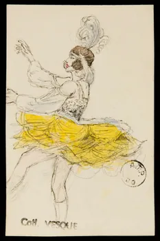 partie d'un ensemble de dessins Paulette Lambert 1968.102.2012  Photo Mucem