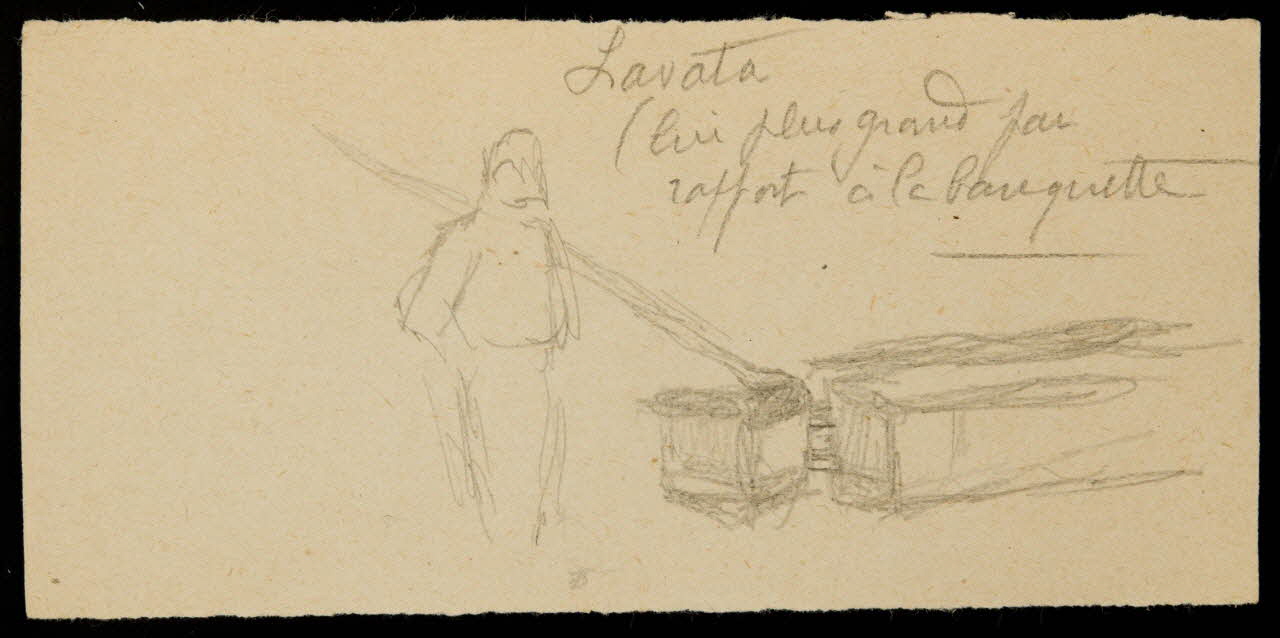 partie d'un ensemble de dessins Lavata 1968.102.2018.4 Photo Mucem