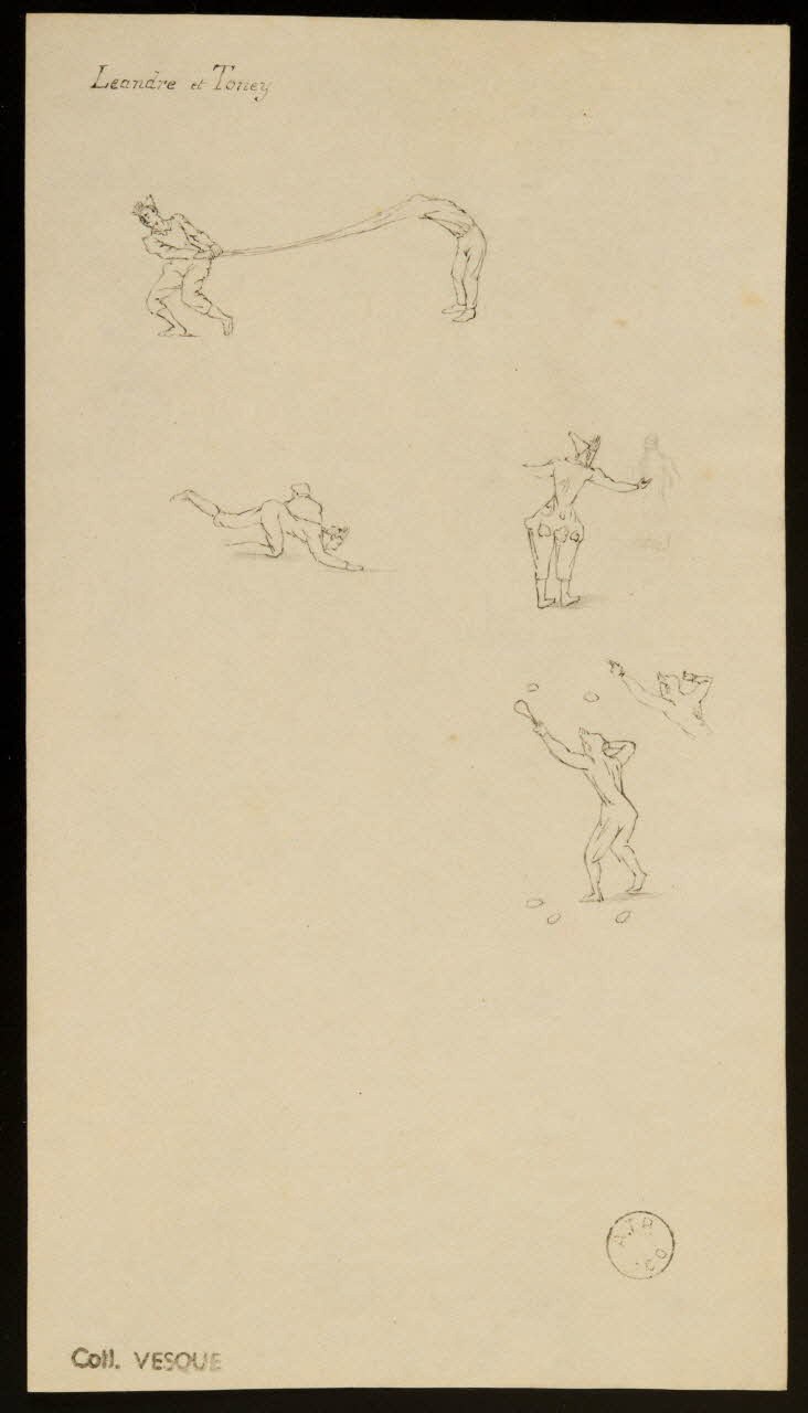 partie d'un ensemble de dessins Leandre et Toney 1968.102.2025  Photo Mucem