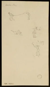 partie d'un ensemble de dessins Leandre et Toney 1968.102.2025 Photo Mucem