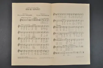Tiarko Richepin ; Rosemonde Gérard ; Lys Gauty ; Smyth chanson petit format Île-de-France, France 1933 1965.151.67 Photo Mucem