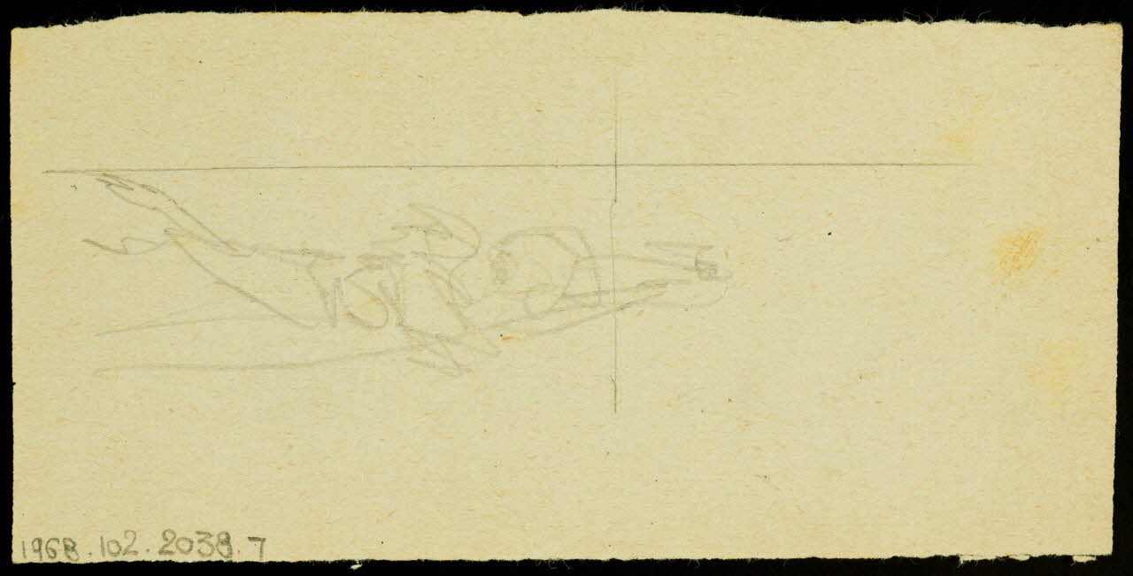 partie d'un ensemble de dessins Elements de costume 1968.102.2038.7 Photo Mucem