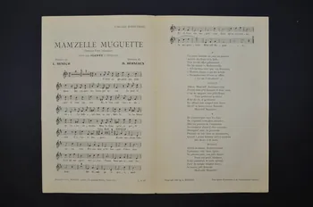 Ferdinand Louis Bénech ; Désiré Berniaux ; Joanyd chanson petit format Île-de-France, France 1908 1965.151.68 Photo Mucem