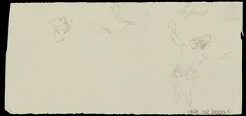 partie d'un ensemble de dessins Lepers 1968.102.2050.5 Photo Mucem