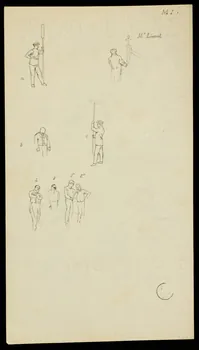 partie d'un ensemble de dessins Mr Lionel. 1968.102.2058  Photo Mucem