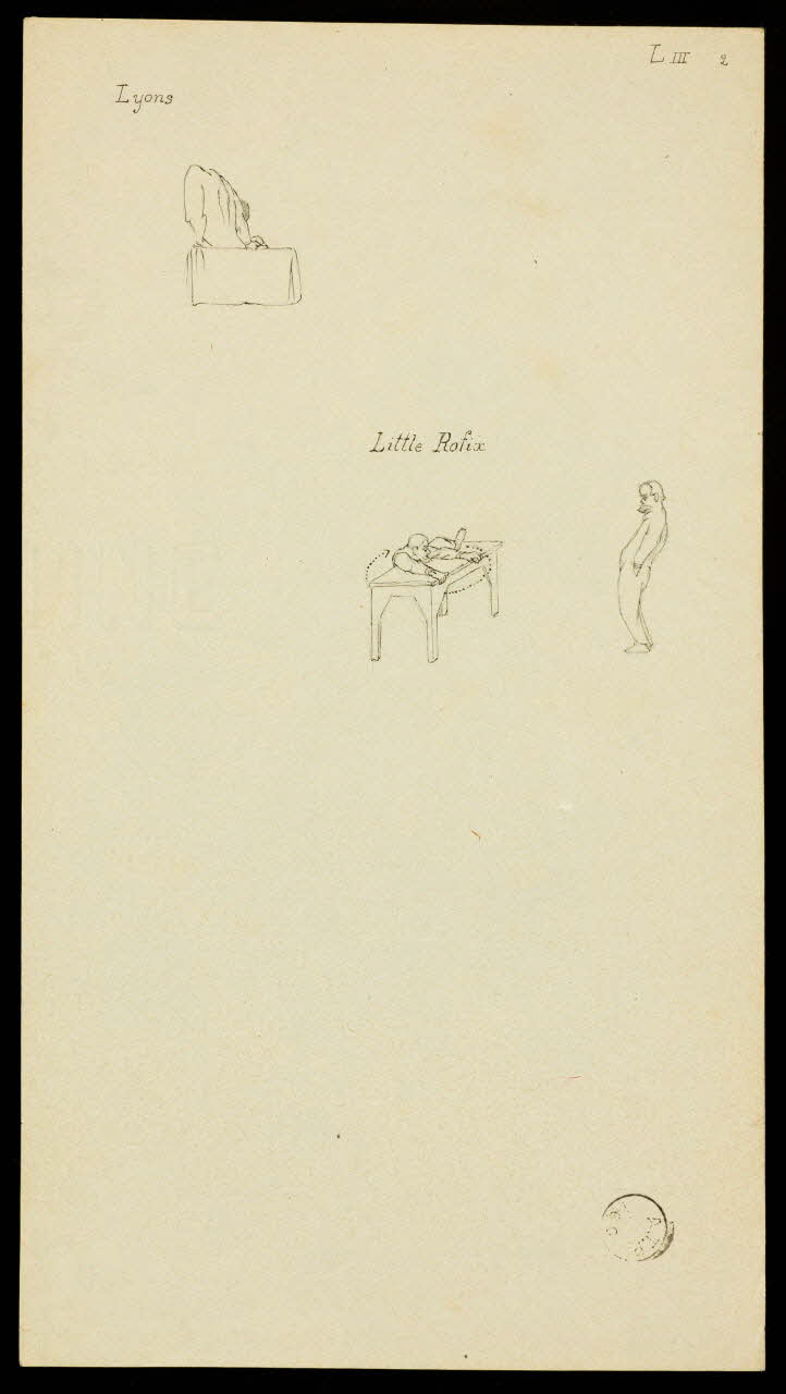 partie d'un ensemble de dessins Lyons  Little Rofix 1968.102.2063.2 Photo Mucem