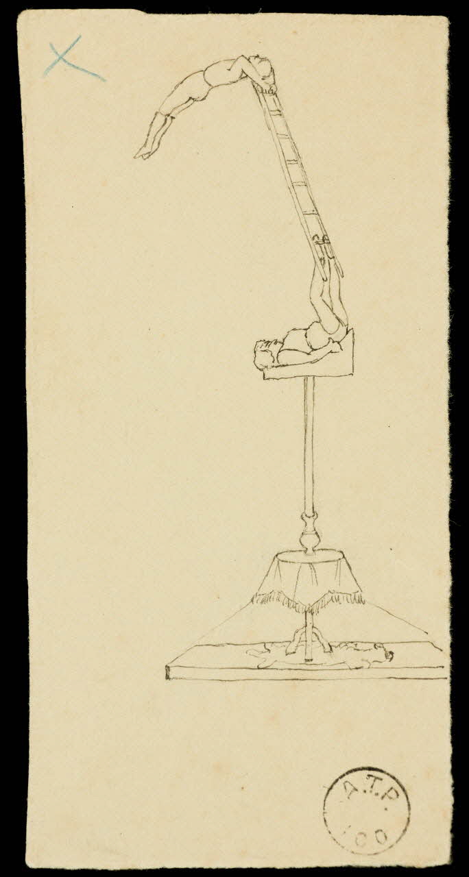 partie d'un ensemble de dessins Landé et Tilly 1968.102.2065.3 Photo Mucem
