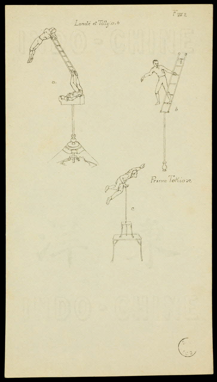 partie d'un ensemble de dessins Londé et Tilly. 1968.102.2065.9 Photo Mucem