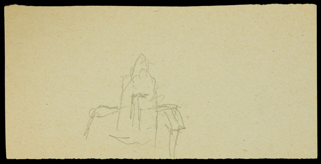 partie d'un ensemble de dessins Croquis 1968.102.2076.7 Photo Mucem