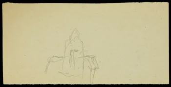 partie d'un ensemble de dessins Croquis 1968.102.2076.7 Photo Mucem
