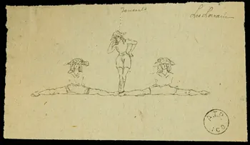 partie d'un ensemble de dessins Les Lorrain 1968.102.2077.2 Photo Mucem