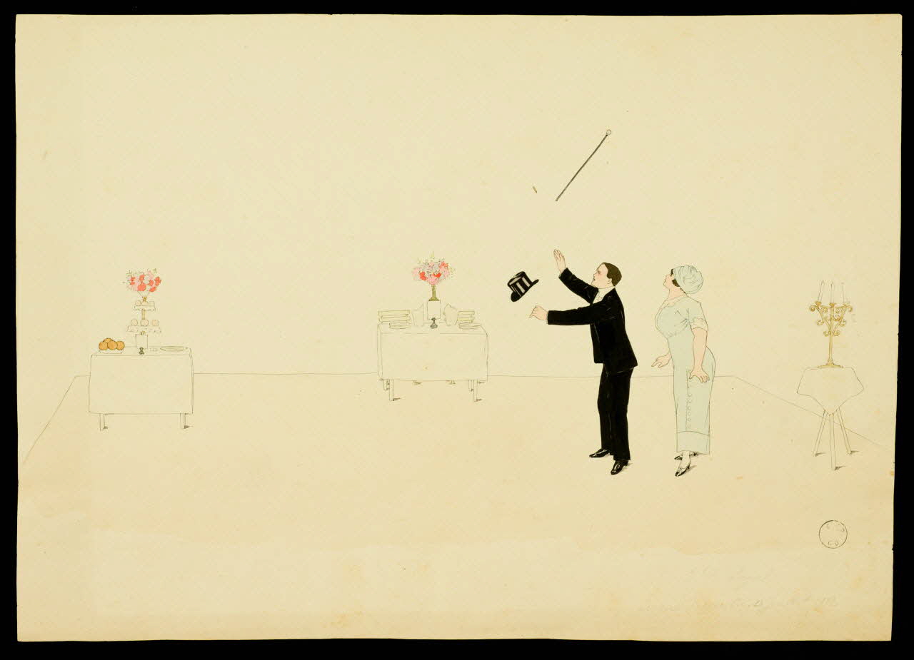 partie d'un ensemble de dessins E.P. Loyal 1968.102.2095 Photo Mucem