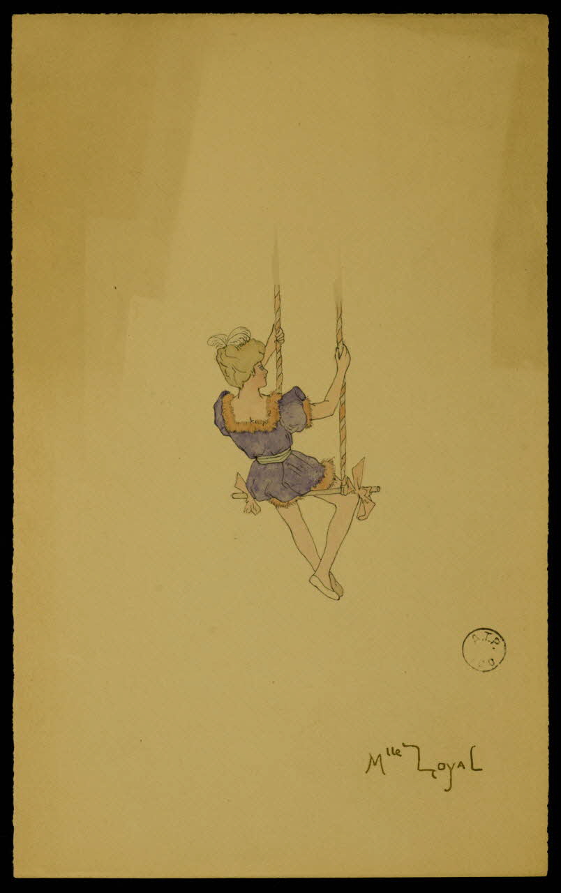 partie d'un ensemble de dessins Mlle Loyal 1968.102.2100.7 Photo Mucem