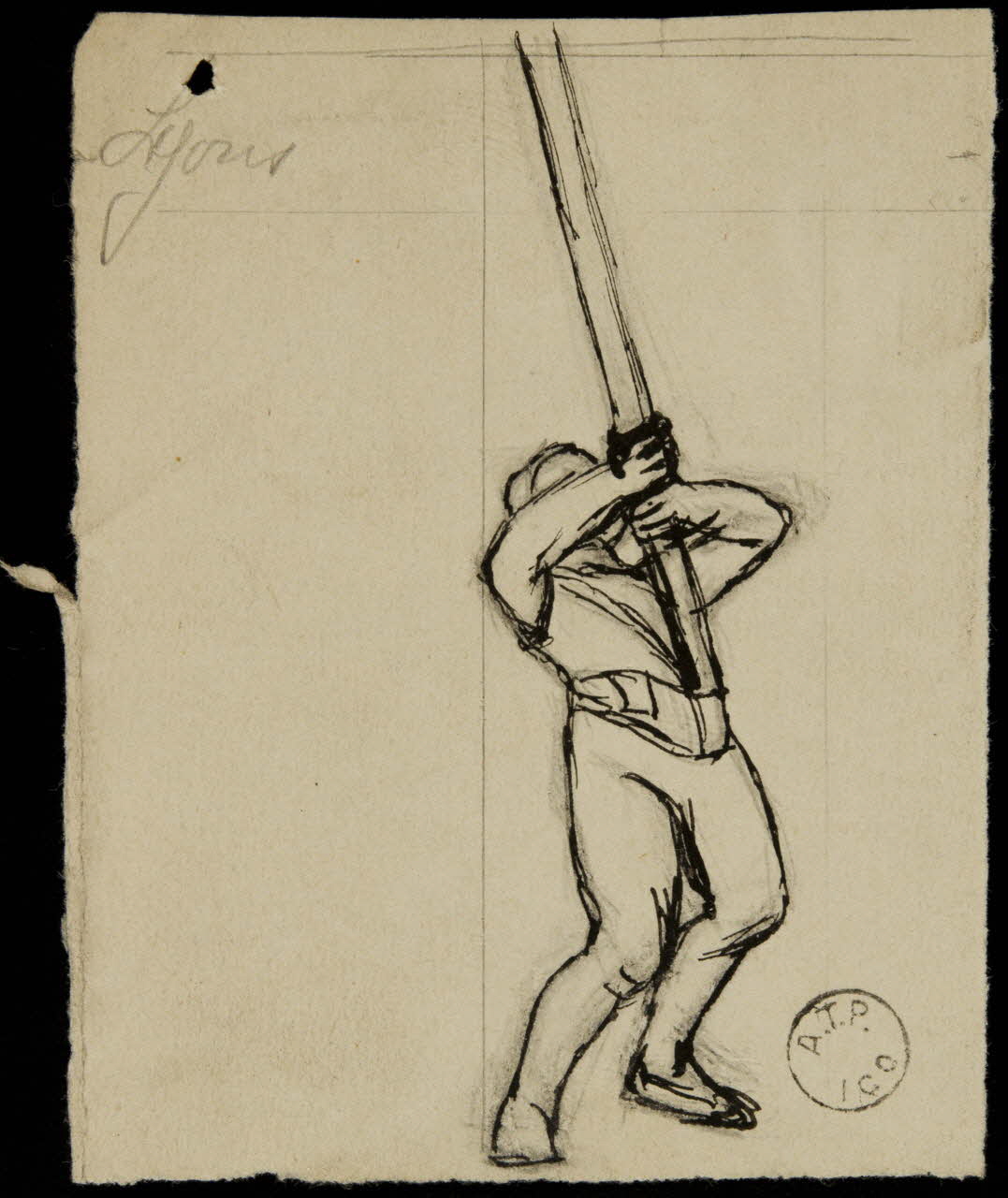 partie d'un ensemble de dessins Lyons 1968.102.2115.2 Photo Mucem