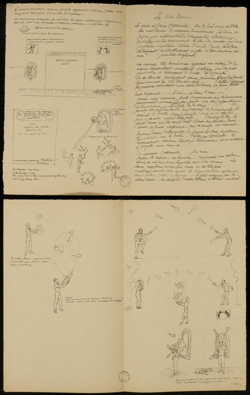 partie d'un ensemble de dessins Les Mac Banns 1968.102.2116 Photo Mucem