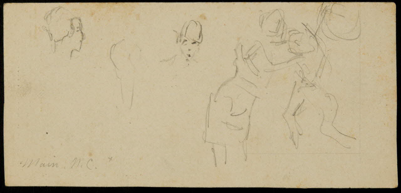partie d'un ensemble de dessins Maïss 1968.102.2123.2 Photo Mucem