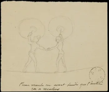 partie d'un ensemble de dessins Soeurs Maïs 1968.102.2124.1  Photo Mucem